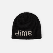 Load image into Gallery viewer, Dime "Crochet"  Skully Beanie // Black
