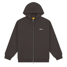 Load image into Gallery viewer, Dime "Cursive" Zip Hoodie // Vintage Black
