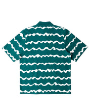 Load image into Gallery viewer, Parra "Broken Waves" Polo Shirt // Pine
