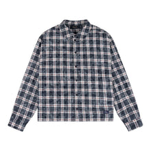 Load image into Gallery viewer, Dime "Plaid Flannel" Shirt // Navy
