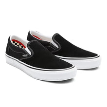 Load image into Gallery viewer, Vans Skate "Slip-On" // Black / White
