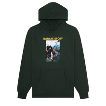Load image into Gallery viewer, Hockey "Karate Story" Hoodie // Dark Green

