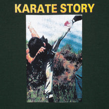 Load image into Gallery viewer, Hockey "Karate Story" Hoodie // Dark Green

