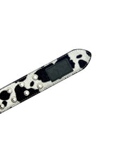 Load image into Gallery viewer, Loosey Love You "Moosey Grommet Hole" Belt // Cow
