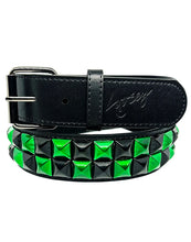 Load image into Gallery viewer, Loosey Love You "Stud Finder" Belt // Emerald
