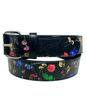 Load image into Gallery viewer, Loosey Love You "Smell the Flowers" Belt // Burgundy
