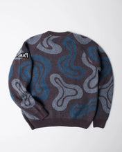 Load image into Gallery viewer, Parra "Stupid Lava Lamp"Knitted Pullover // Dark Mahogany
