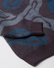 Load image into Gallery viewer, Parra "Stupid Lava Lamp"Knitted Pullover // Dark Mahogany
