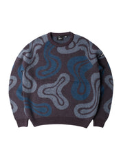 Load image into Gallery viewer, Parra "Stupid Lava Lamp"Knitted Pullover // Dark Mahogany

