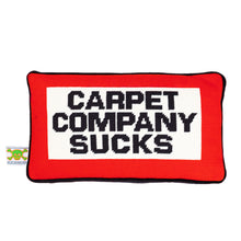 Load image into Gallery viewer, Carpet "Needle Point " Pillow // White/Red
