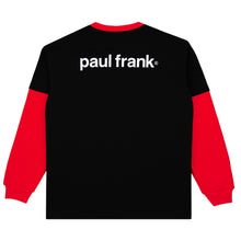 Load image into Gallery viewer, Carpet x Paul Frank "Devil Julius" Longsleeve Tee // Black/Red
