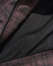 Load image into Gallery viewer, Butter "Plaid Nylon" Jacket // Burgundy
