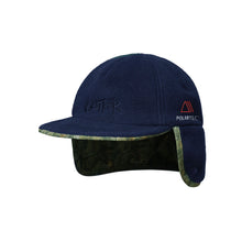 Load image into Gallery viewer, Butter “Polartec Reversible“ Trapper Cap // Forest Camo/Navy
