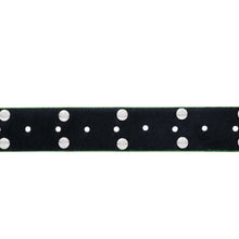 Load image into Gallery viewer, Carpet "Ponyhair Studded" Belt // Black
