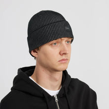 Load image into Gallery viewer, Dime &quot;Classic Rib&quot; Beanie // Black/Charchoal
