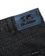 Load image into Gallery viewer, Butter Goods “Straight Leg“ Denim // Streaky Faded Black
