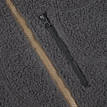 Load image into Gallery viewer, Dime "Coverstitch" Sherpa Fleece // Charcoal
