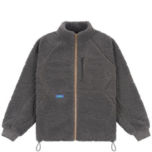 Load image into Gallery viewer, Dime "Coverstitch" Sherpa Fleece // Charcoal
