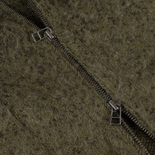 Load image into Gallery viewer, Dime "Mohair Double Zip" Knit // Forest
