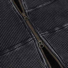 Load image into Gallery viewer, Dime &quot;Premium Waffle&quot; Zip Hoodie // Faded Black
