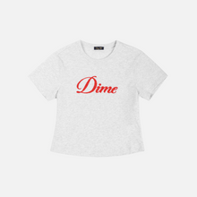 Load image into Gallery viewer, Dime "Cursive Crochet" Tee // Ash
