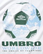 Load image into Gallery viewer, Butter Goods x Umbro "World Game" Tee // White
