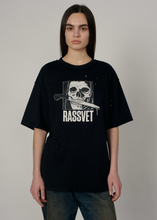 Load image into Gallery viewer, Rassvet "Slasher" Tee // Black
