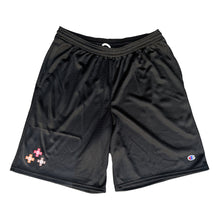 Load image into Gallery viewer, 242 &quot;Triple Mix Cross&quot; Champion Short // Black
