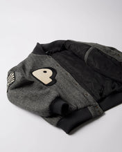 Load image into Gallery viewer, Parra "Rounded PAR "Varsity Jacket // Dark Grey
