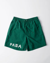 Load image into Gallery viewer, Parra “No Vision“ Swim Shorts // Pine Green

