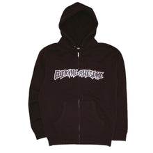 Load image into Gallery viewer, Fucking Awesome “Stamp Logo" Zip Hoodie // Black

