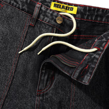 Load image into Gallery viewer, Butter Goods “Breakdown“ Denim Jeans // Acid Black
