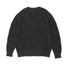 Load image into Gallery viewer, Dancer “Fence" Sweater // Charcoral
