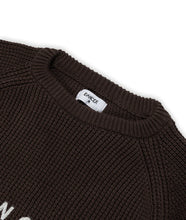 Load image into Gallery viewer, Dancer “Cotton Knit" Sweater // Brown
