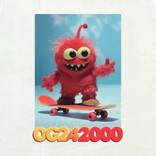 Load image into Gallery viewer, OG.2000 x 242 &quot;Plushie&quot; Tee // White
