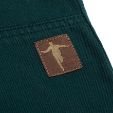 Load image into Gallery viewer, Hockey "Double Knees Jean" Pants // Dark Green
